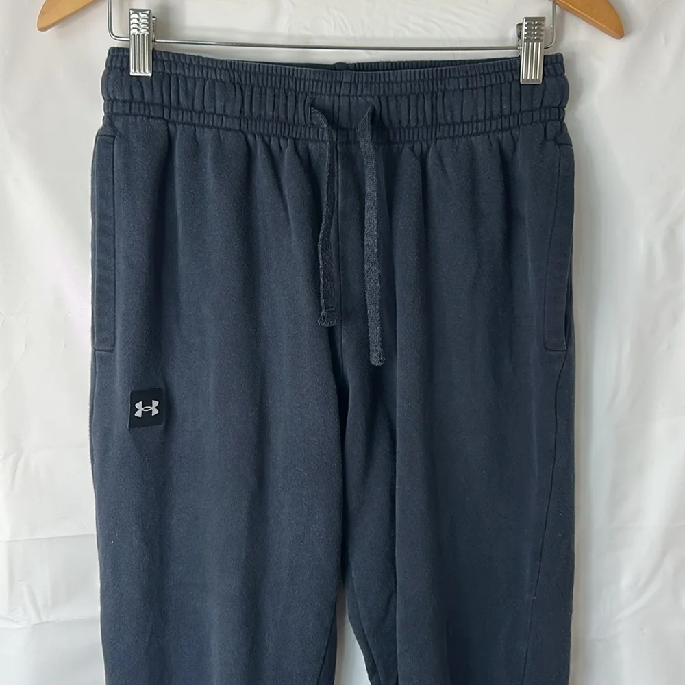 Under Armour sweatpants men’s size medium navy blue athletic pants athleisure - Picture 2 of 10
